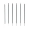 Outlet Cerf Dellier 12 bougies argentées hautes 13 cm