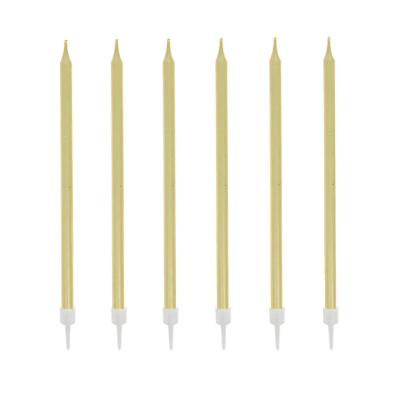 Best Cerf Dellier 12 bougies dorées hautes 13 cm