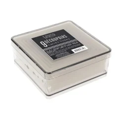 Hot Cerf Dellier 9 Découpoirs carrés lisse assortis