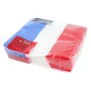 New Cerf Dellier 50 Serviettes de table bleu blanc rouge