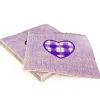 Cerf Dellier 20 Serviettes en papier coeur violet Patisdecor