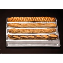 Sale Cerf Dellier Alu-Gaufer plaques à pain bongard 800 x 430 6 baguettes