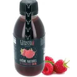Sale Cerf Dellier Arôme naturel de Framboise 200 ml