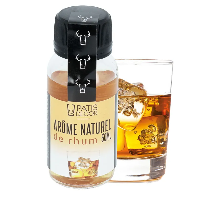 Cerf Dellier Arôme naturel de Rhum 50 ml