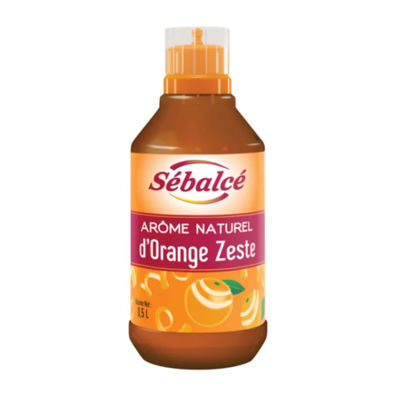 Best Cerf Dellier Arôme naturel d'orange Zeste Sébalcé 500 ml