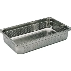 Clearance Cerf Dellier Bac gastronorme perforé inox - sans anse - GN 1/1 profondeur 6,5 cm