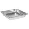 New Cerf Dellier Bac gastronorme perforé inox - sans anse - GN 2/3 profondeur 6,5 cm