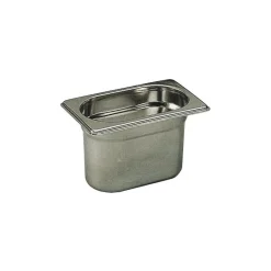 New Cerf Dellier Bac gastronorme plein inox - sans anse - GN 1/9 profondeur 10 cm