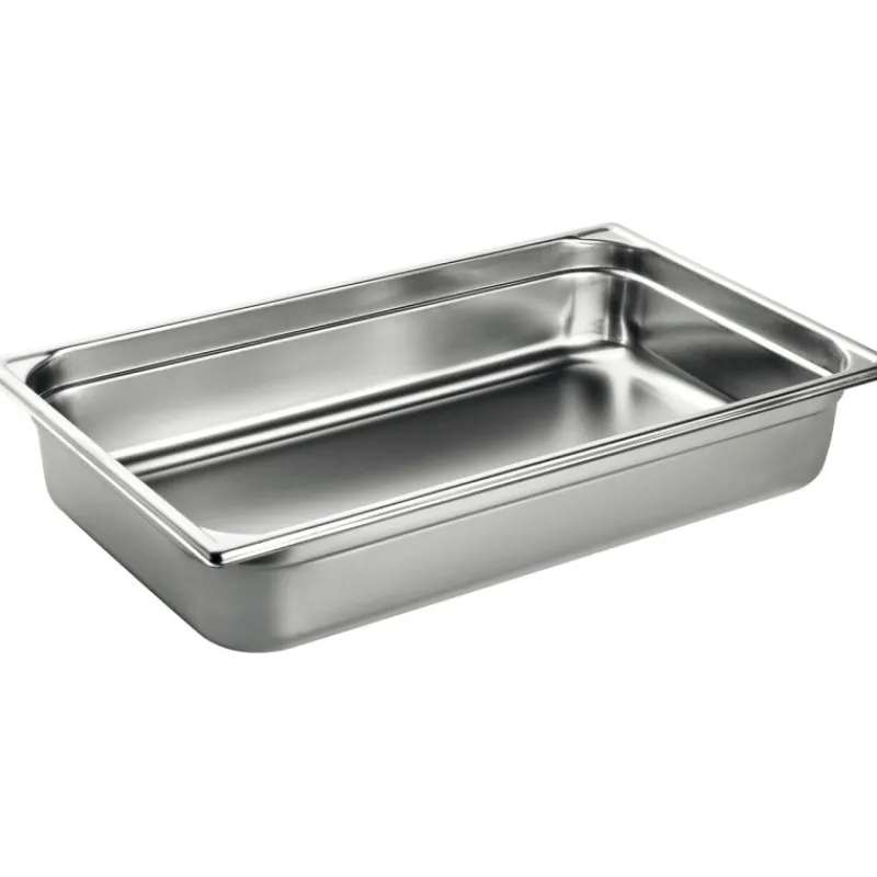 Sale Cerf Dellier Bac gastronorme plein inox - sans anse - GN 1/1 profondeur 2 cm