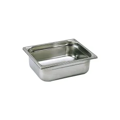 Outlet Cerf Dellier Bac gastronorme plein inox - sans anse - GN 1/2 profondeur 2 cm