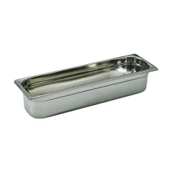 Hot Cerf Dellier Bac gastronorme plein inox - sans anse - GN 2/4 profondeur 15 cm