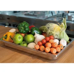 Discount Cerf Dellier Bac gastronorme plein inox - sans anse - GN 1/1 profondeur 6,5 cm