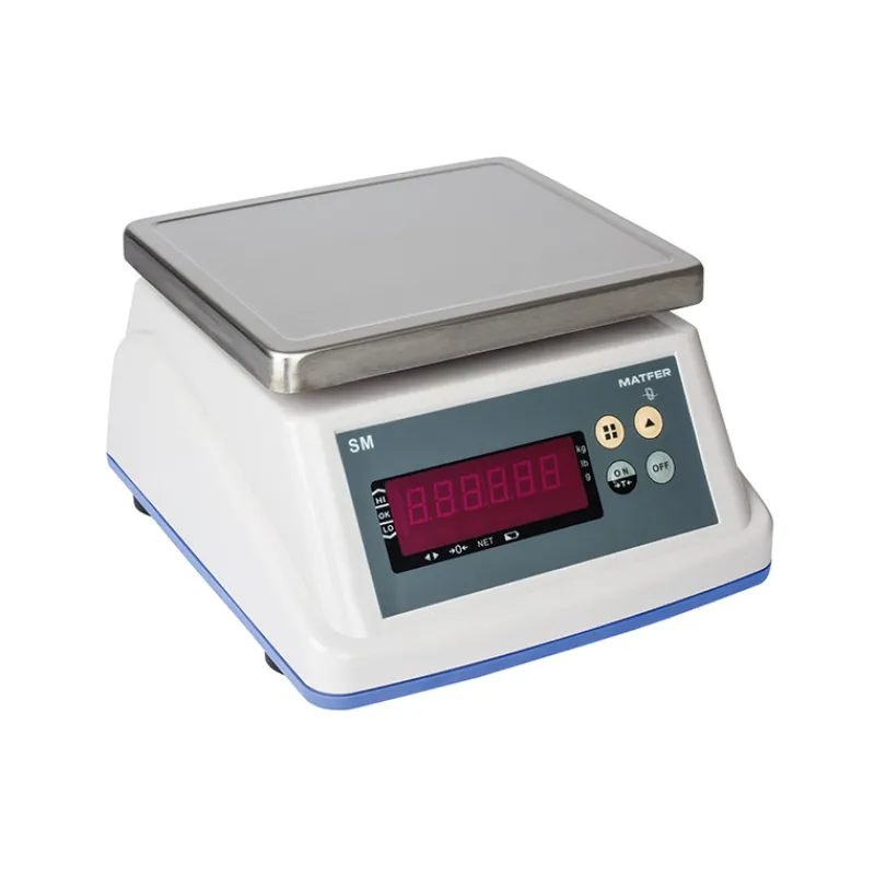 Clearance Cerf Dellier Balance électronique SM IP65 plateau inox jusqu'à 6 Kg/2 g