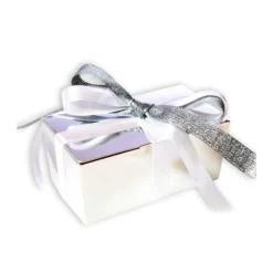 Outlet Cerf Dellier Ballotin Argent, intérieur Blanc (x 50)