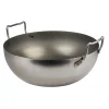Sale Cerf Dellier Bassine à friture en tôle d'acier noire sans panier 45 cm