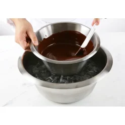 New Cerf Dellier Bassine inox fond plat 16 cm