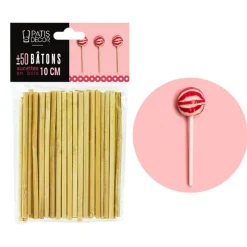 Outlet Cerf Dellier Batons de sucettes 10 cm (± 50)