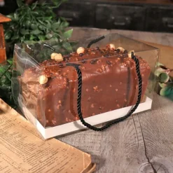 New Cerf Dellier Boîte à gâteau transparente à poignées 30x11x11 cm