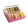 New Cerf Dellier Boîte 6 macarons fuchsia