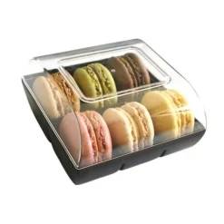 Clearance Cerf Dellier Boîte 6 macarons noire