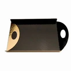 Sale Cerf Dellier Boîte à mignardises 19 x 25,5 + 5 cm noir/or