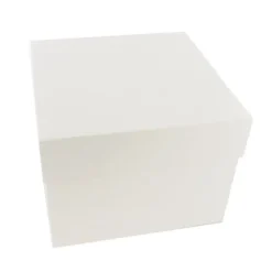 Discount Cerf Dellier Boîte pâtissière blanche 18 x 18 x H 20 cm