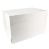Discount Cerf Dellier Boîte pâtissière blanche 26 x 36 x 20 cm
