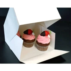 Outlet Cerf Dellier Boîte pâtissière blanche h. 8 cm