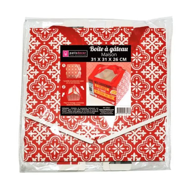 Best Cerf Dellier Boîte pâtissière Maison 31 cm, hauteur 26 cm