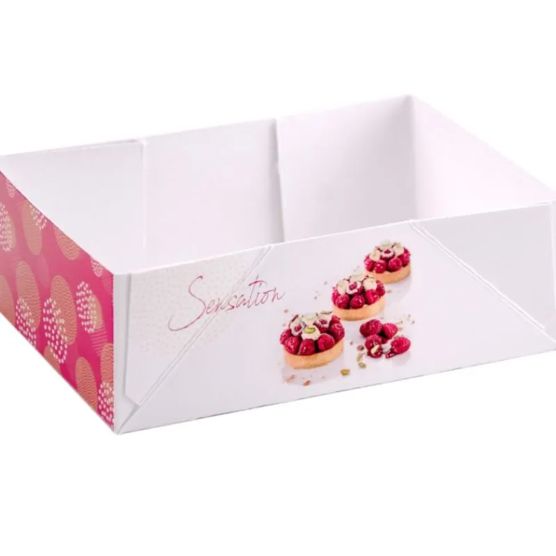 Cerf Dellier Boîtes petits-fours Pauline 22 x 14 cm Hauteur 6 cm (x 100)