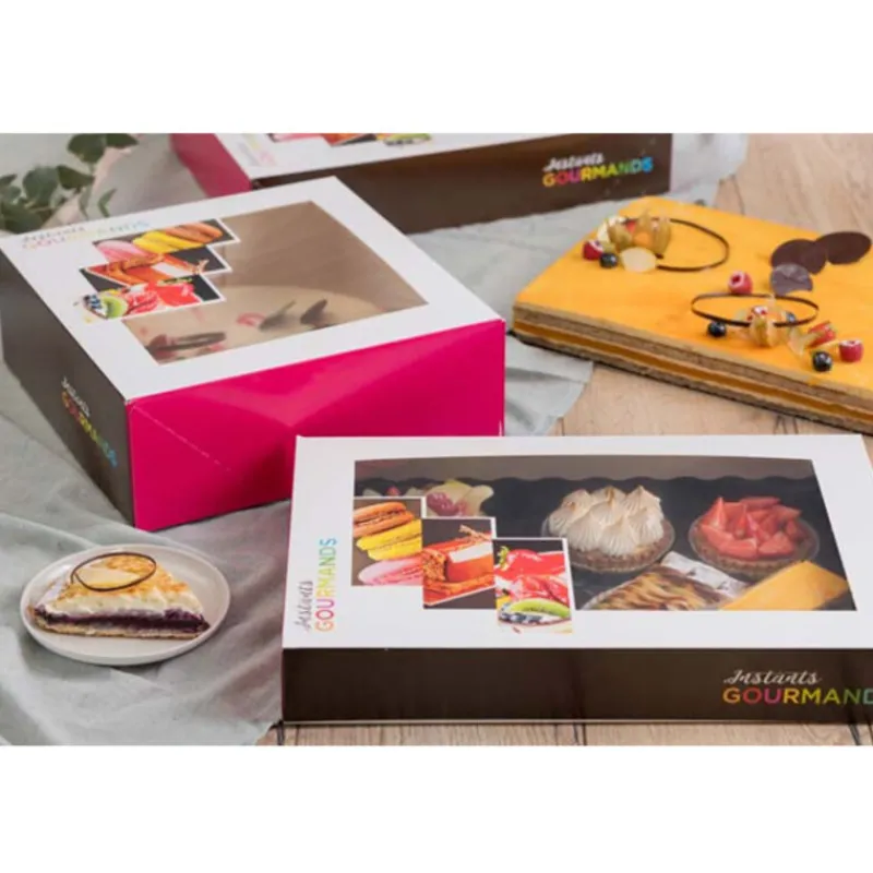 Cerf Dellier Boîtes pâtissières fenêtres 43 x 29 x 6 cm (x 50)