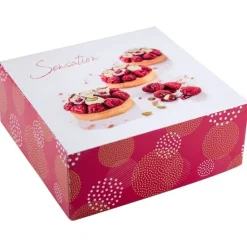 Sale Cerf Dellier Boîtes pâtissières Pauline 40 x 40 cm Hauteur 8 cm (x 25)