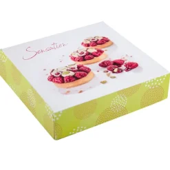 Cerf Dellier Boîtes pâtissières Pauline 33 x 33 cm Hauteur 5 cm (x 25)