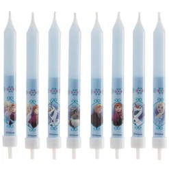 New Cerf Dellier Bougie anniversaire La Reine des Neiges (x 8)