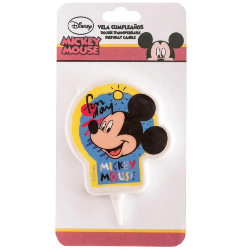 Best Cerf Dellier Bougie anniversaire Mickey 7,5 cm