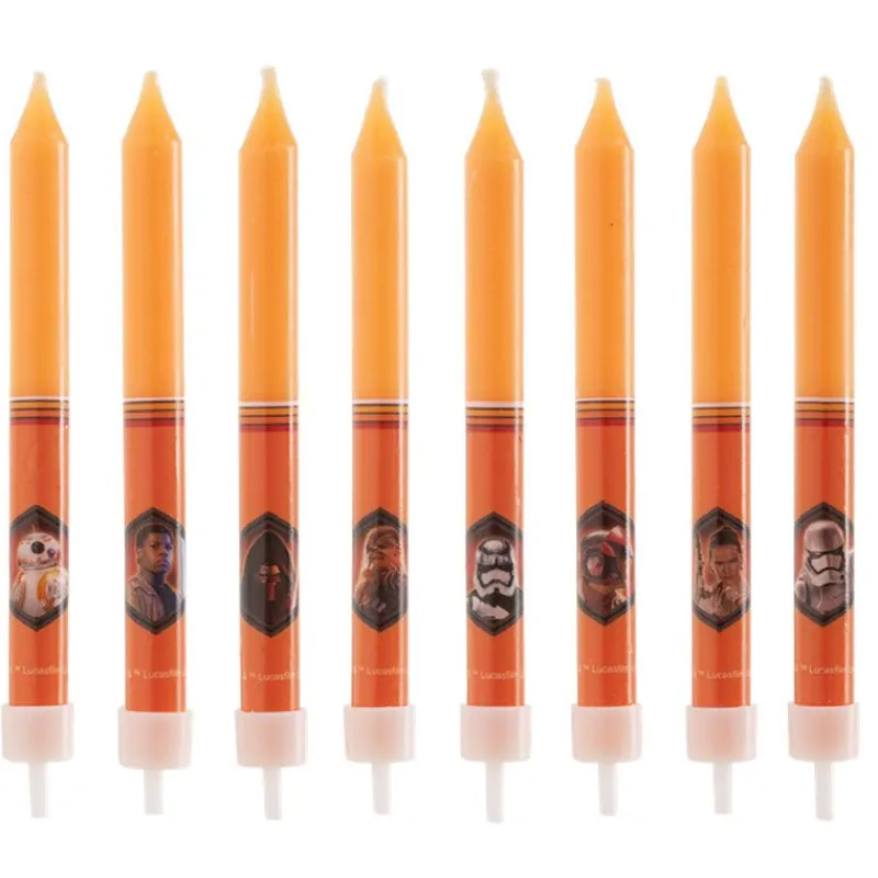 New Cerf Dellier Bougie anniversaire Star Wars (x 8)