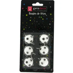 Outlet Cerf Dellier Bougie ballon de football (x 6)