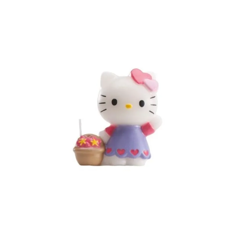 Discount Cerf Dellier Bougie d'Anniversaire Hello Kitty sur pique