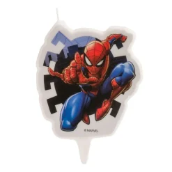 Outlet Cerf Dellier Bougie Spiderman 2D 7 cm