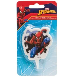 Outlet Cerf Dellier Bougie Spiderman 2D 7 cm