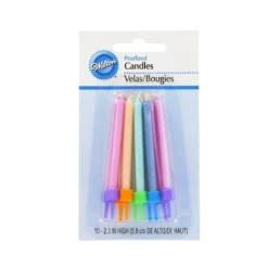 Discount Cerf Dellier Bougies nacrées pastelles Wilton (x 10)