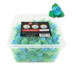 Sale Cerf Dellier Boutons de roses bleus en azyme (x150)