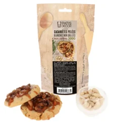 Discount Cerf Dellier Cacahuètes pelées blanchies non grillées non salées 300 g