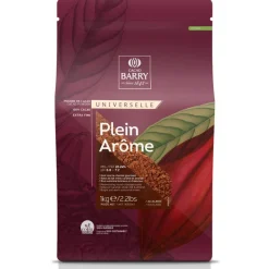 Hot Cerf Dellier Cacao en poudre plein arôme Barry 1 kg