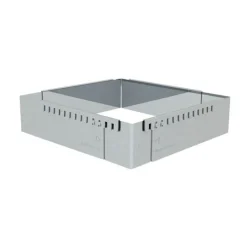 Cerf Dellier Cadre à entremets extensible inox carré 20 à 37 cm De Buyer