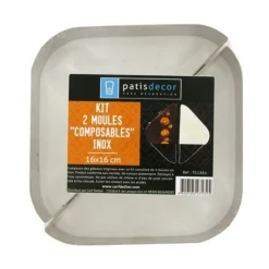 Clearance Cerf Dellier Cadre à patisserie modulable Twin 16 cm