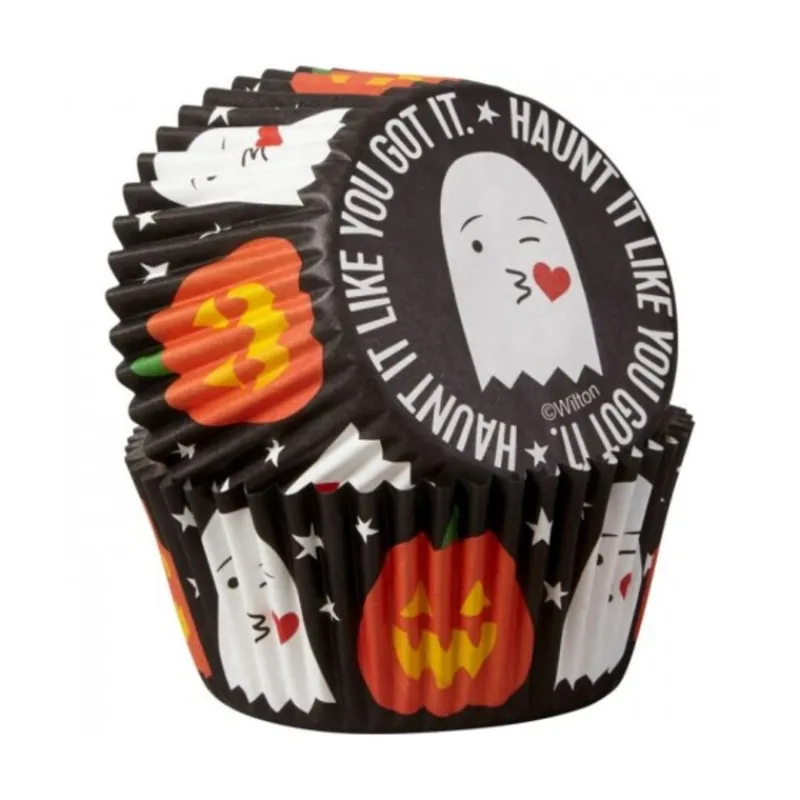 Sale Cerf Dellier Caissette cupcake Halloween Haunt it like you got it Wilton (x75)