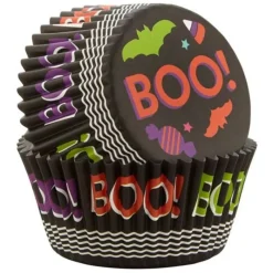 Hot Cerf Dellier Caissette cupcake Halloween Boo Wilton (x75)