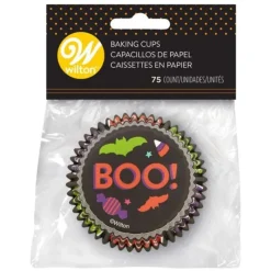 Hot Cerf Dellier Caissette cupcake Halloween Boo Wilton (x75)