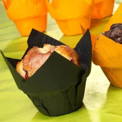 Cerf Dellier Caissette haute Tulipcup noire (x 200)